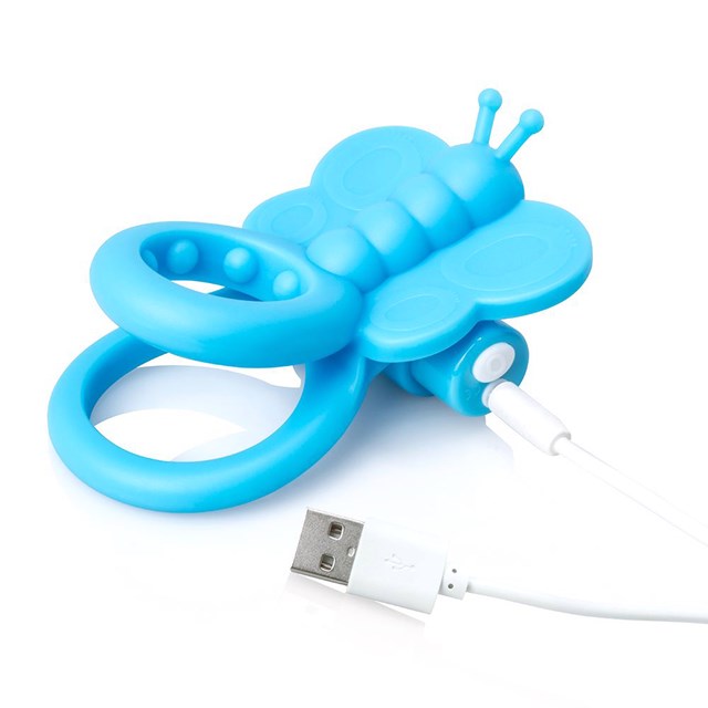 Screaming O Charged Monarch Wearable Butterfly Blue Vibe