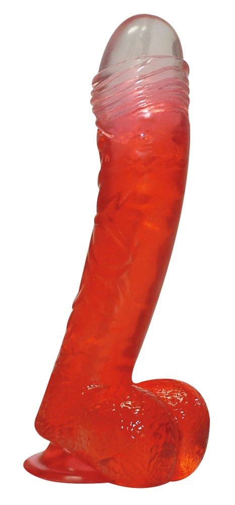 Jolly Buttcock - Dildo kiveksillä 17 cm