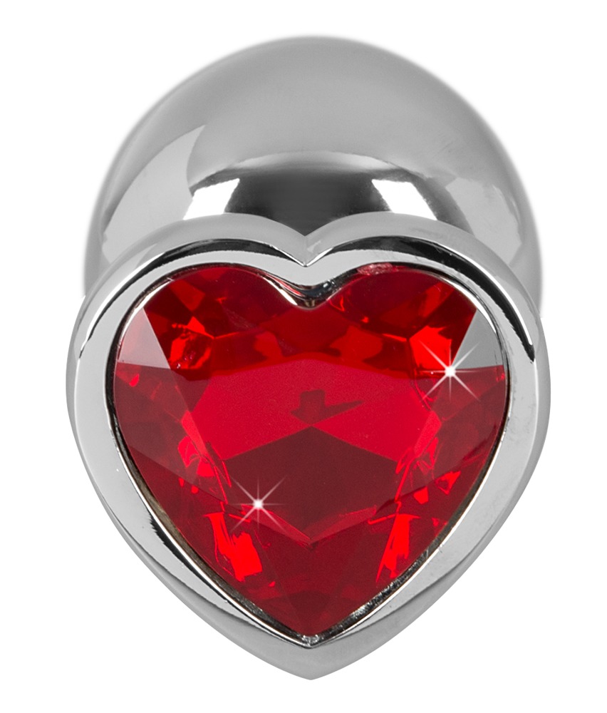 Aluminium Butt Plug with a Decorative Gem Aluminium Butt Plug with a Decorative Gem