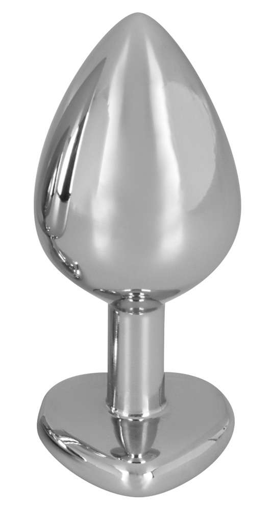 Aluminium Butt Plug with a Decorative Gem Aluminium Butt Plug with a Decorative Gem