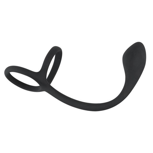 Cock & Ball Ring with Buttplug