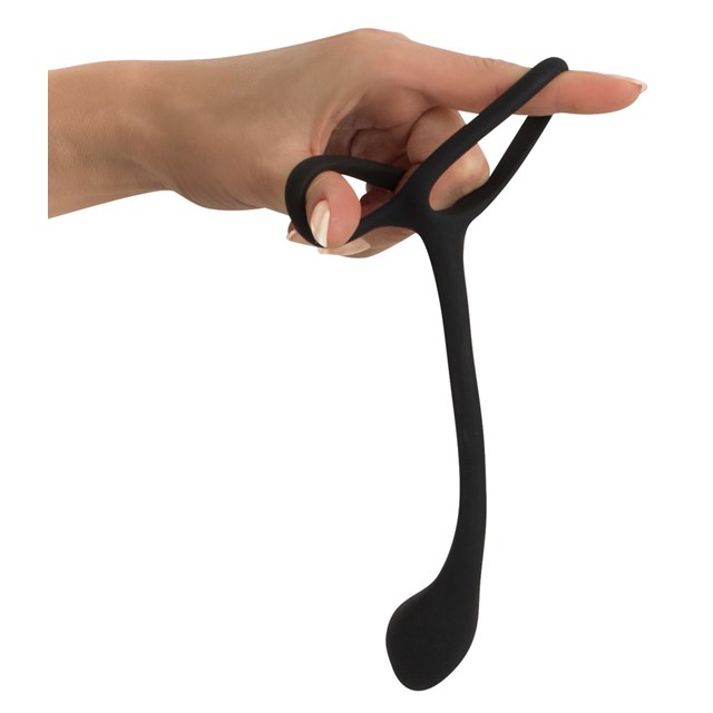 Cock & Ball Ring with Buttplug