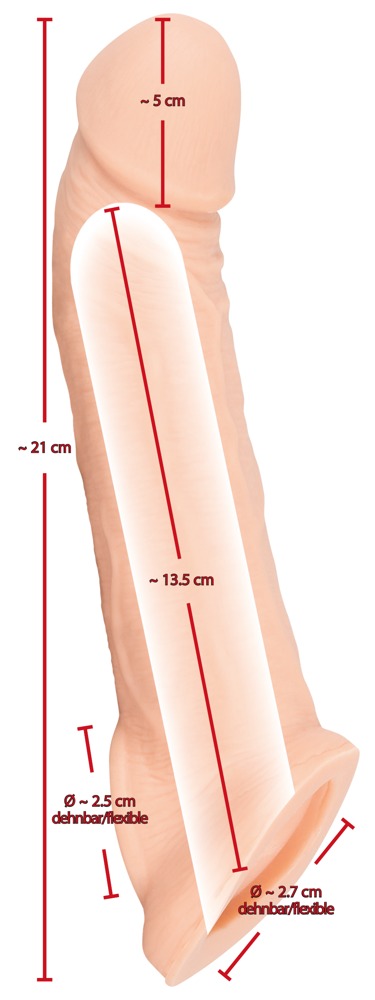 Penis Sleeve with Extension Penis Sleeve with Extension