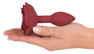 Rose Silikoninen Anustappi - 10 Cm