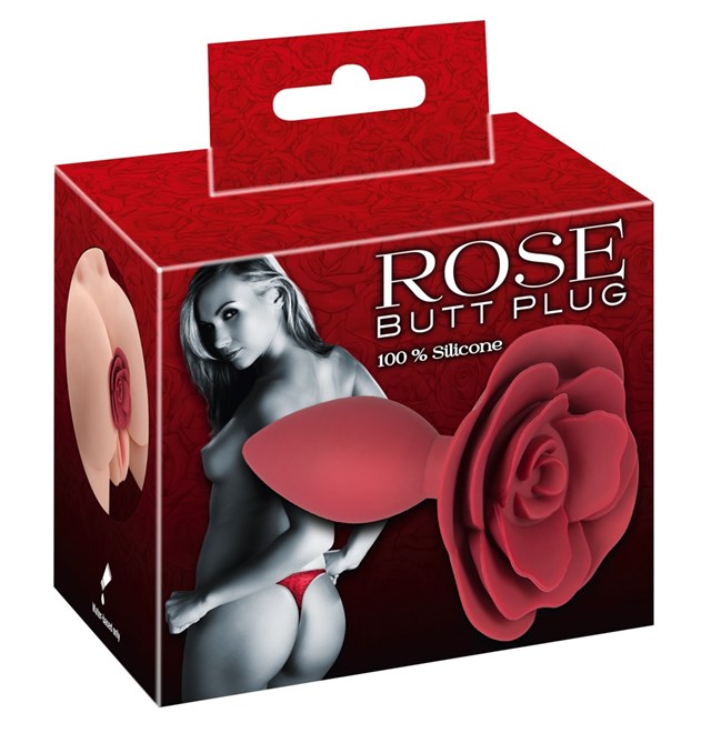 Rose Silikoninen Anustappi - 10 CM