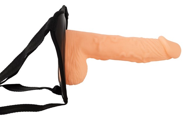 Erection Assistant 24cm Hollow Strap-On - Flesh