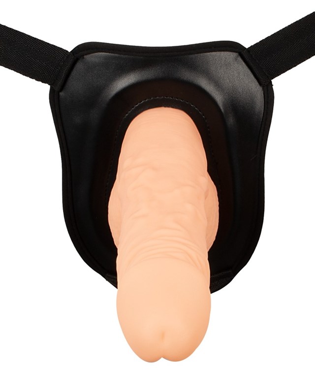 Erection Assistant 24cm Hollow Strap-On - Flesh