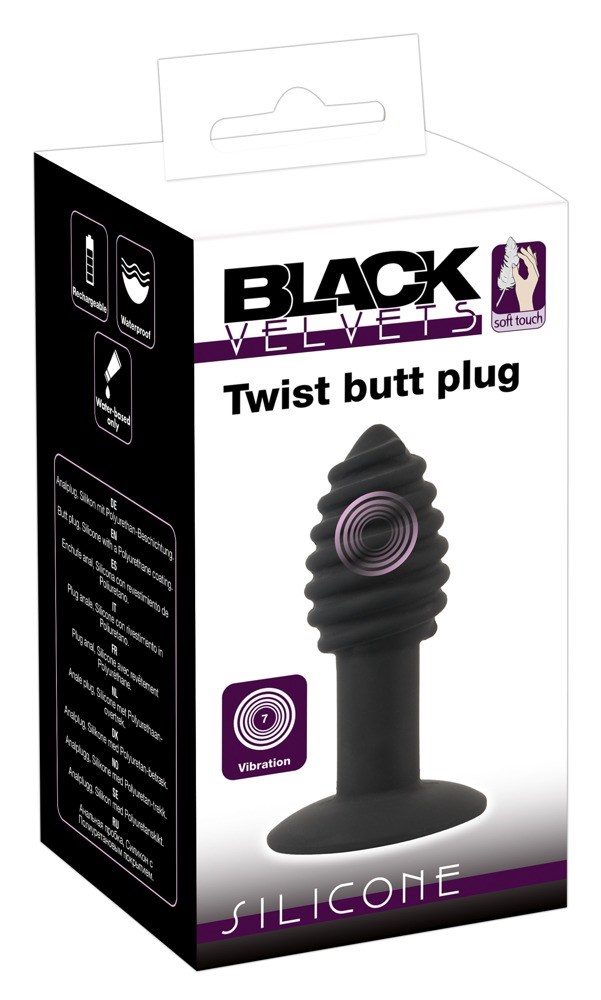 Vibrating Twist Butt Plug
