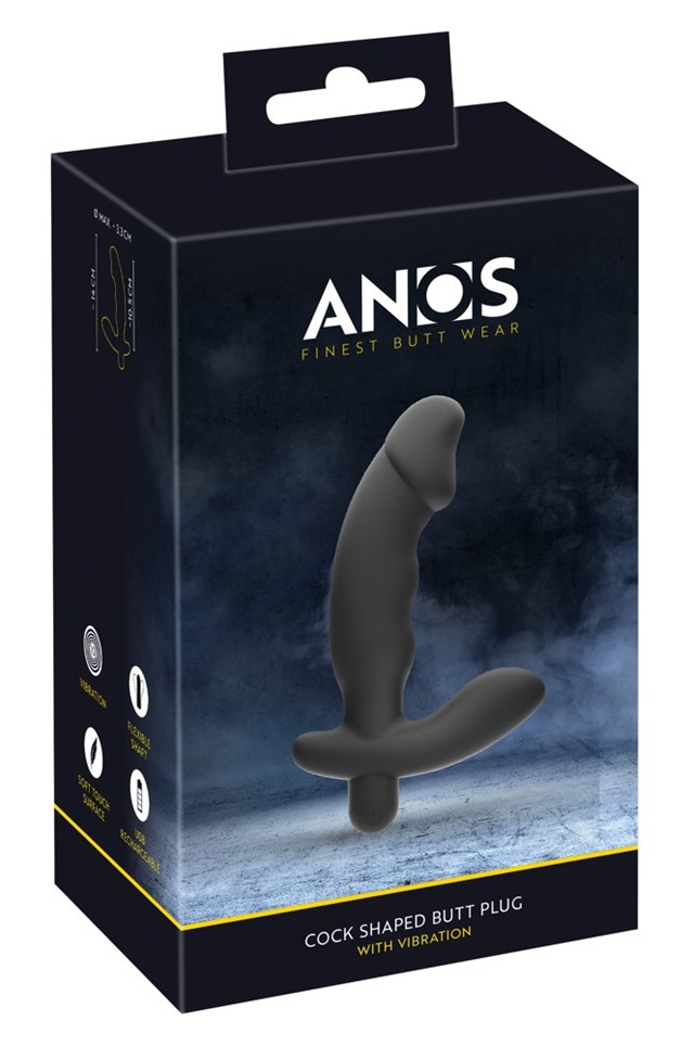Vibrating Cock Shaped Butt-olug