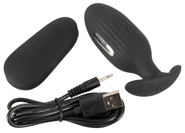 Vibrating E-stim Butt Plug
