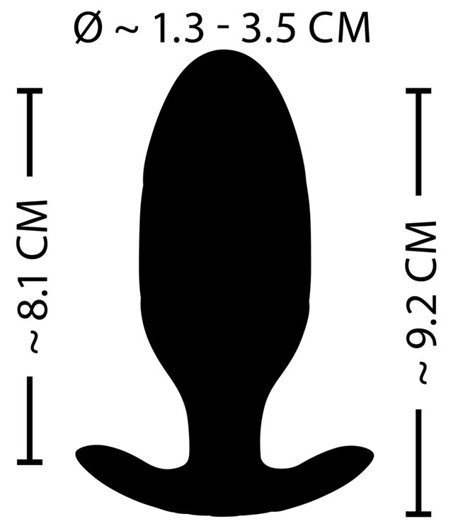 Vibrating E-stim Butt Plug