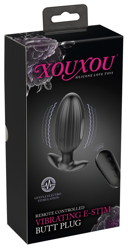 Vibrating E-stim Butt Plug
