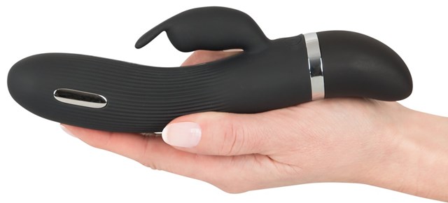 E-stim Rabbit Vibrator - Black