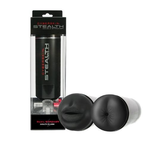 CyberSkin Stealth Double Stroker - Ass & Mouth