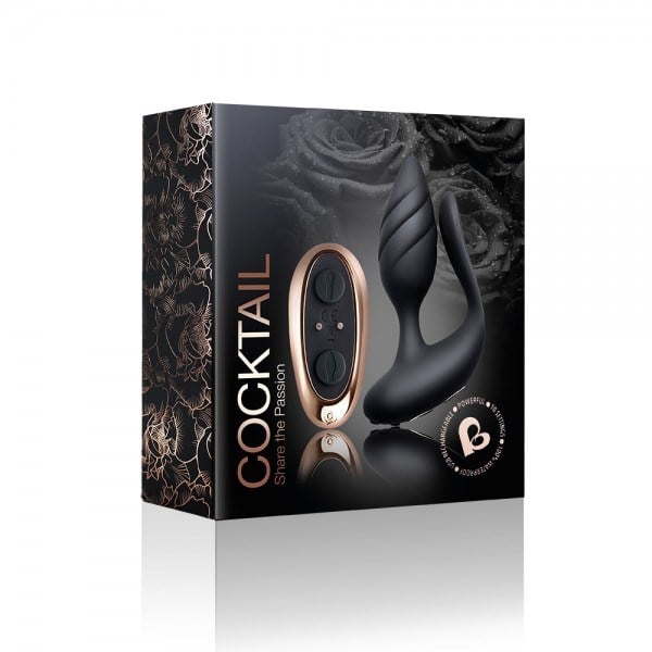 Cocktail Dual Motor Couples Toy - Black