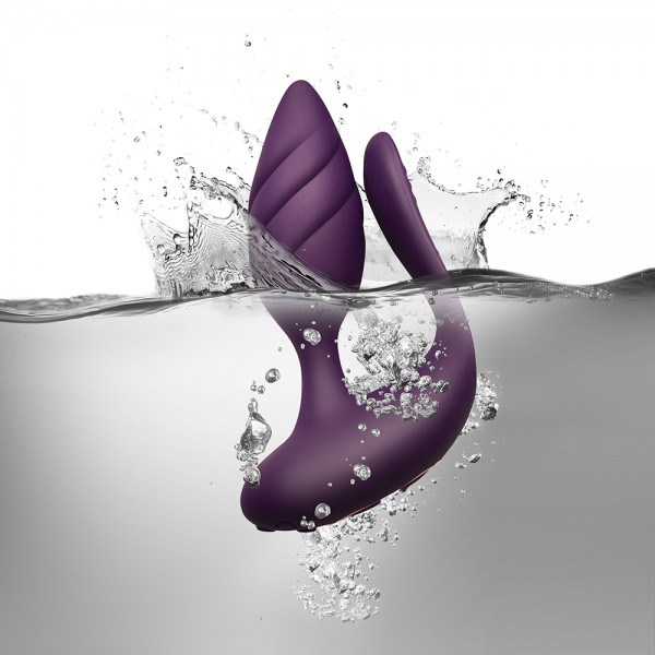 Cocktail Dual Motor Couples Toy - Purple