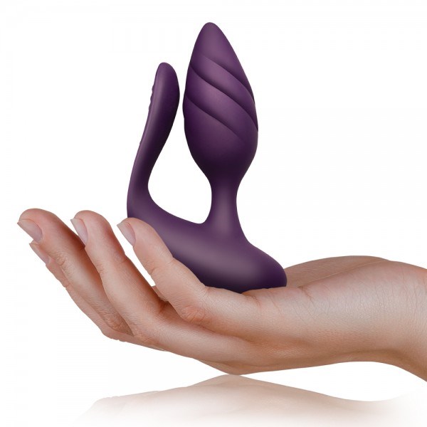 Cocktail Dual Motor Couples Toy - Purple