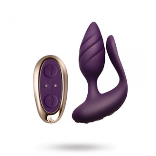 Cocktail Dual Motor Couples Toy - Purple