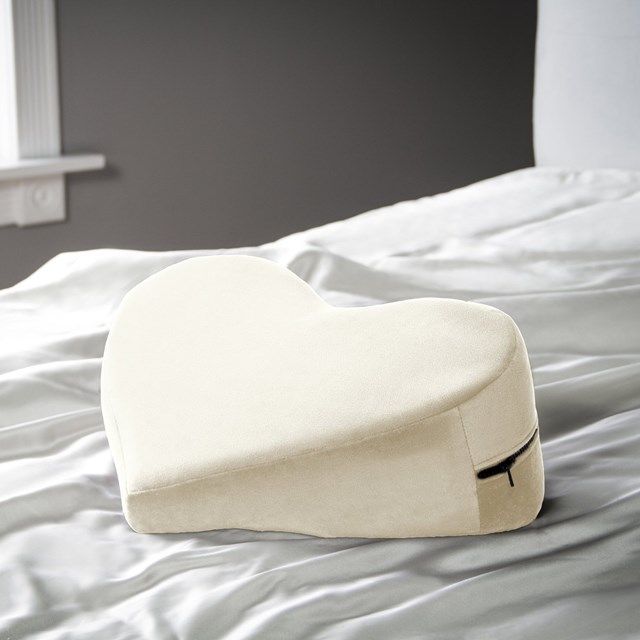 Heart Wedge Sex Pillow - Champagne