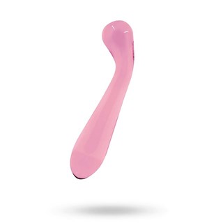 Crystal Glass G-spot Wand Pink