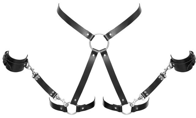 Leather waist belt