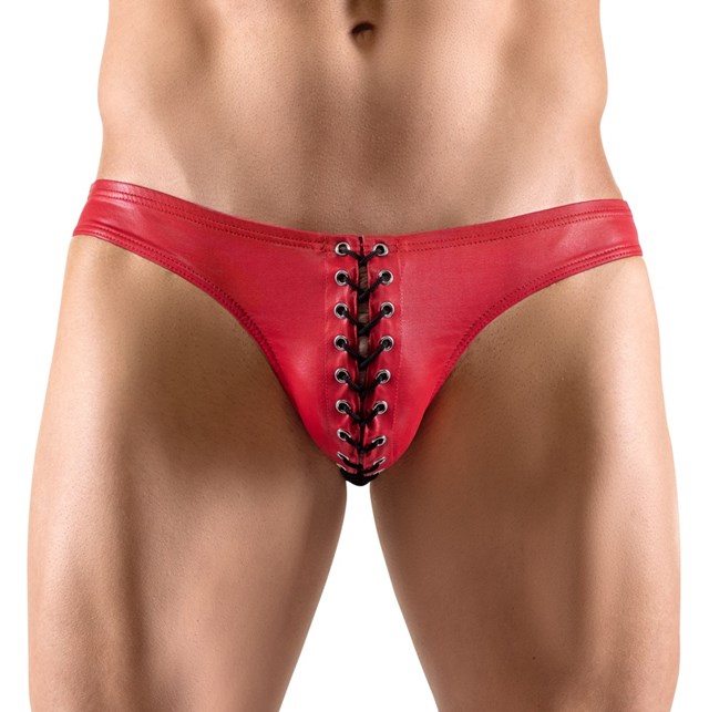 Svenjoyment Briefs with lacing - Red