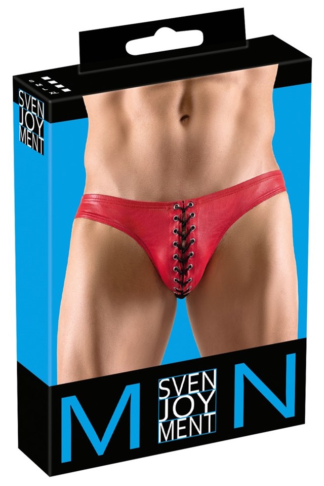 Svenjoyment Briefs with lacing - Red