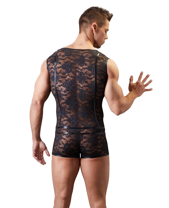 Joustava kukkaispitsi body