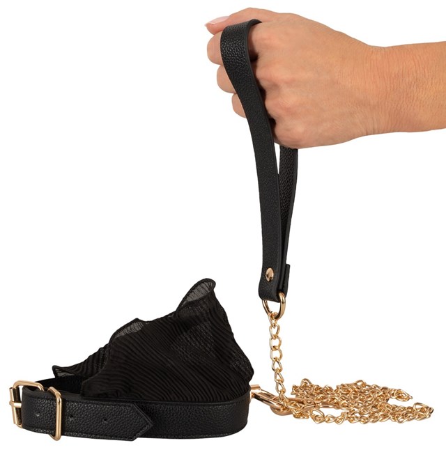 Bondage Set - choker with leash and handcuffs