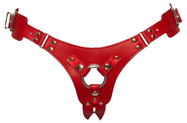 Strap on belt size S-L - Red