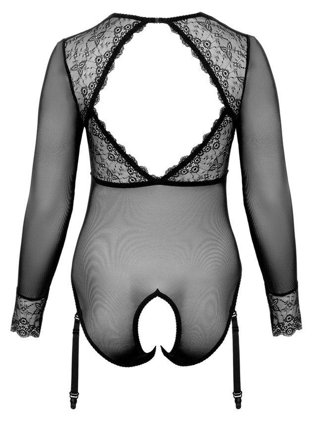 Long-Sleeved Body with Lace Inserts