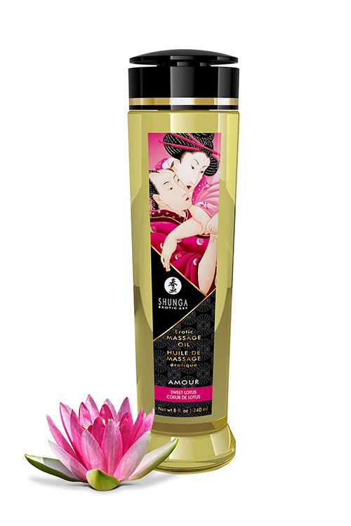 Eroottinen hierontaöljy - Amour Sweet Lotus 240ml