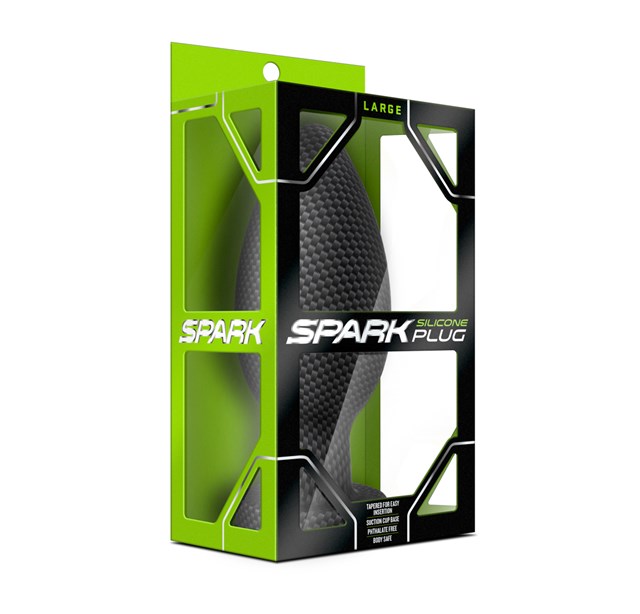 Spark Anal Plug Large Hiilikuitu