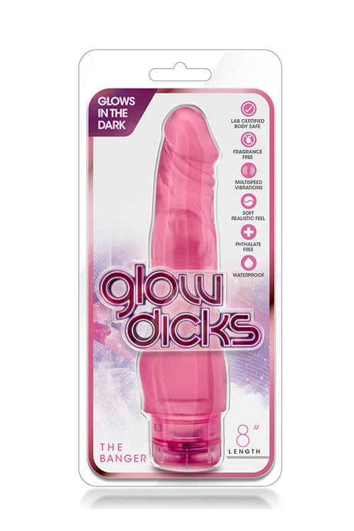 Glow Dicks Molly pinkki vibraattori