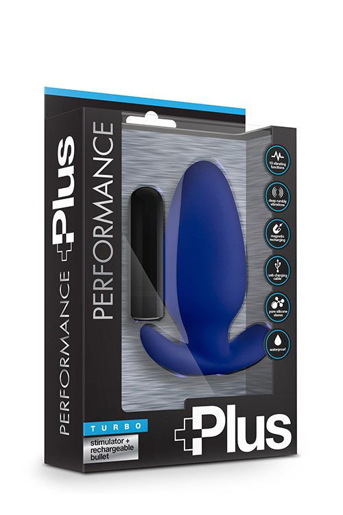 Performance Plus Turbo - Värisevä ja ladattava anustappi