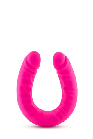 Rusé Hot Pink Slim Tupladildo - 46 Cm