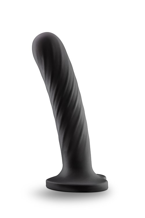 Temptasia Twist Black Dildo - Large