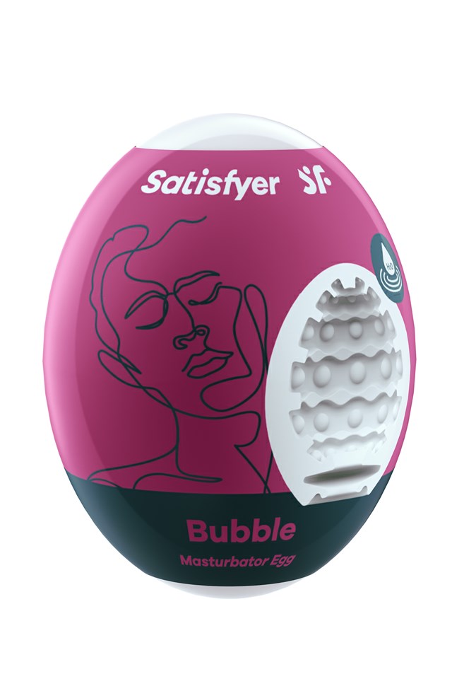 MASTURBATOR EGG RIFFLE BUBBLE FIERCE 3-PCS