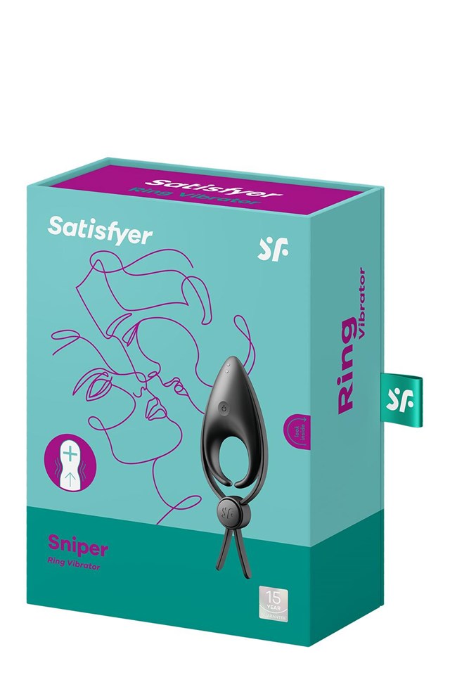SATISFYER SNIPER RING BLACK