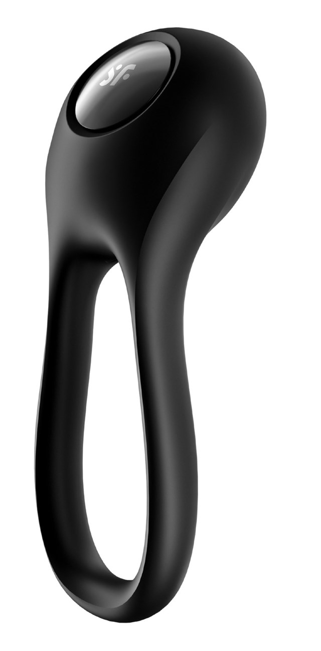Majestic Duo Ring Vibrator - Black