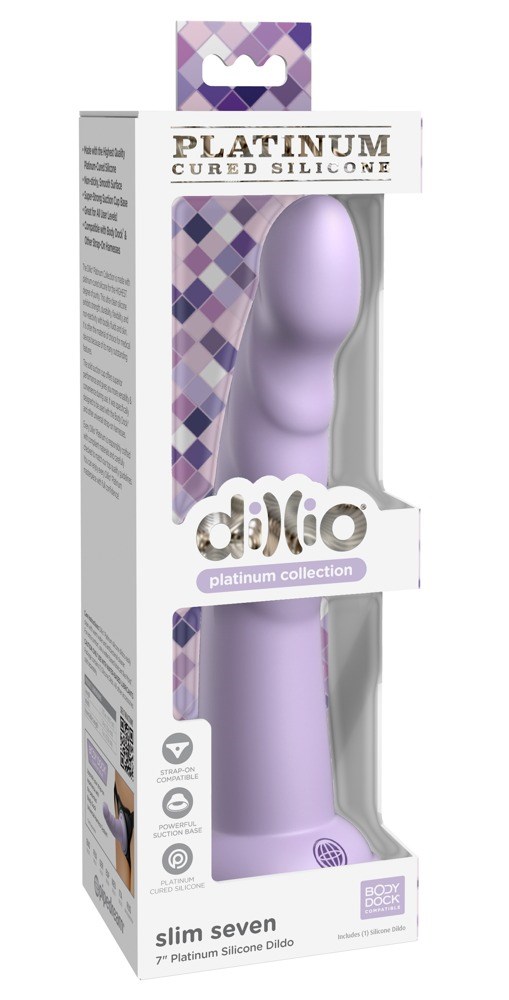 Slim seven dildo - purple