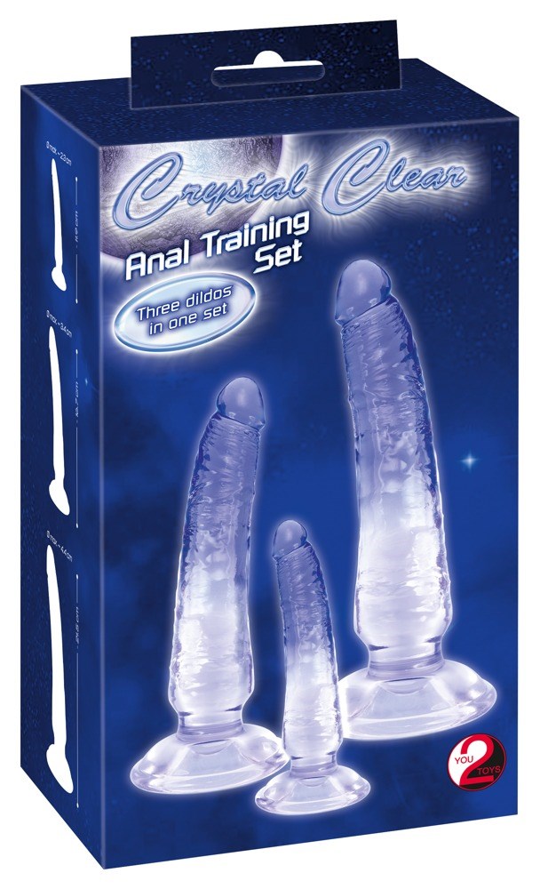 Crystal Clear Blue Anal Training Set