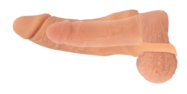 2-in-1 Penisjatke ja masturbaattori 18,5cm