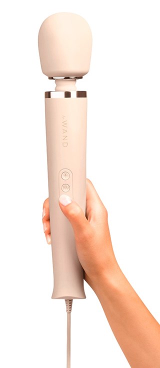 Powerful Plug-in Vibrating Massager - White