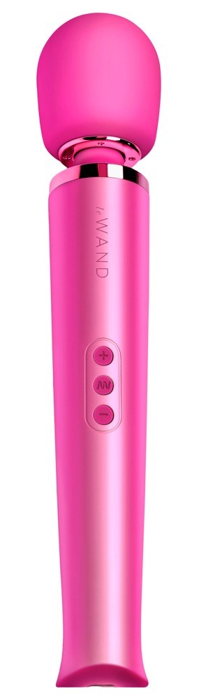 Powerful Plug-In Vibrating Massager - Pink