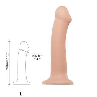 Taipuisa Dual Density Dildo Large - 19 Cm