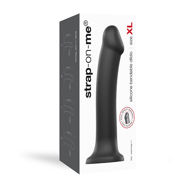 Taivutettava Dual Density Dildo XL - 20 cm