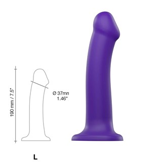Taipuisa Dual Density Dildo Large - 19 Cm