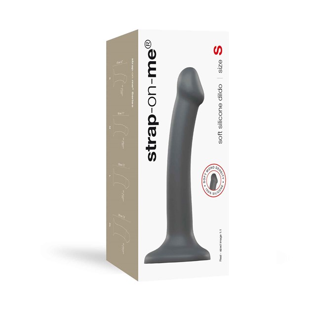 Mono Density Dildo harmaa - 17 cm