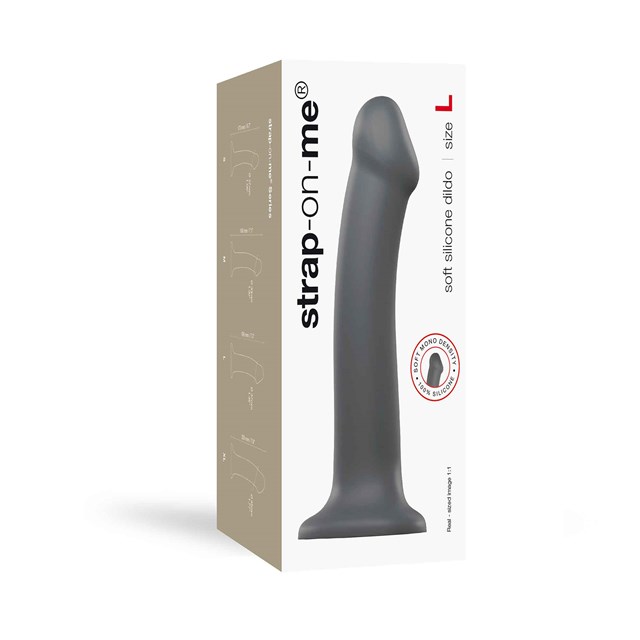 Mono Density Dildo harmaa - 19 cm
